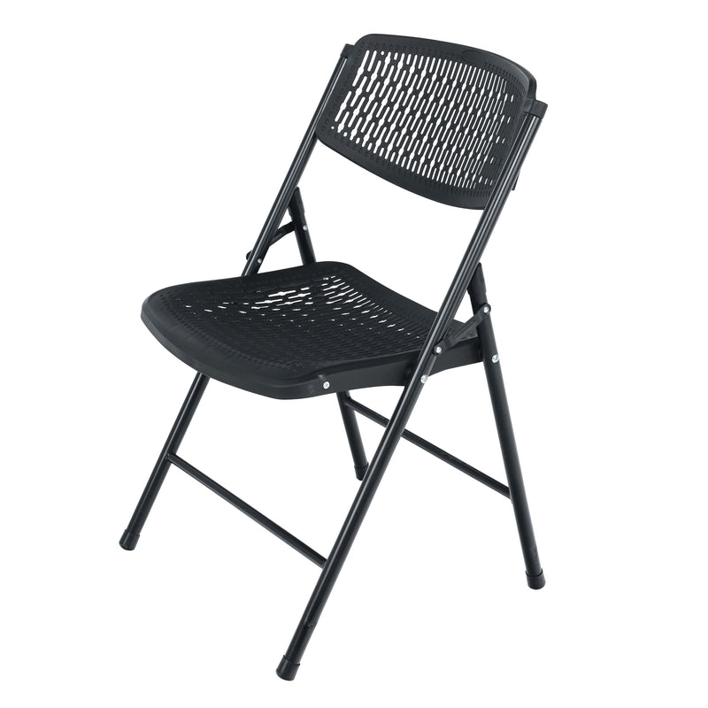 Fabric Flex Chair, Compact & Portable, Black V4284