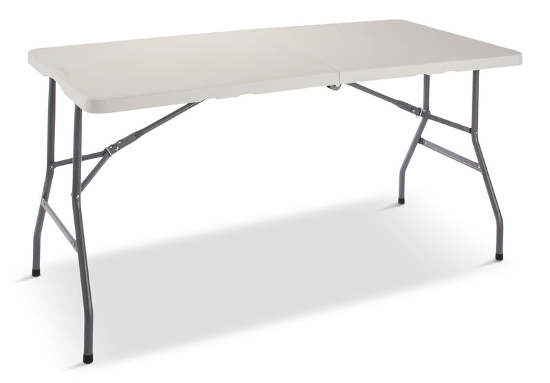Folding Compact Table, Indoor/Outdoor, 5-ft Q9508
