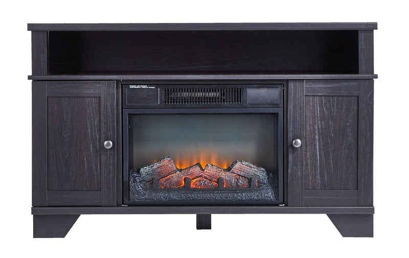 Hamilton Electric Fireplace TV Stand, 44.5-in, 1500W, Brown Cappucino F4989