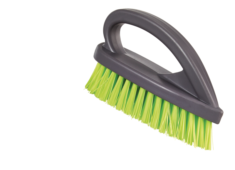 Multi-Purpose Scrub Brush with Angled & Stiff Fibre Bristles E3479
