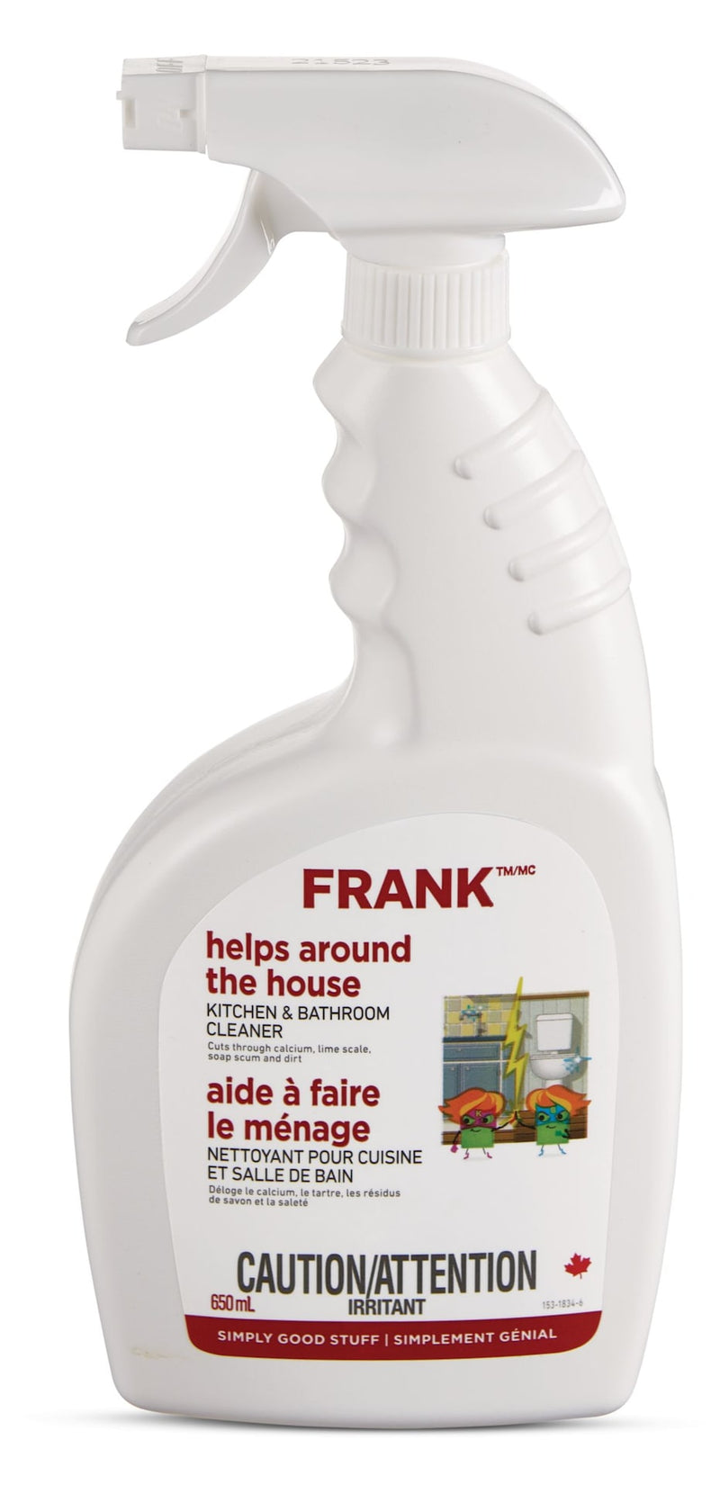 Multi-Surface Kitchen & Bathroom Cleaner, 650-mL I8789