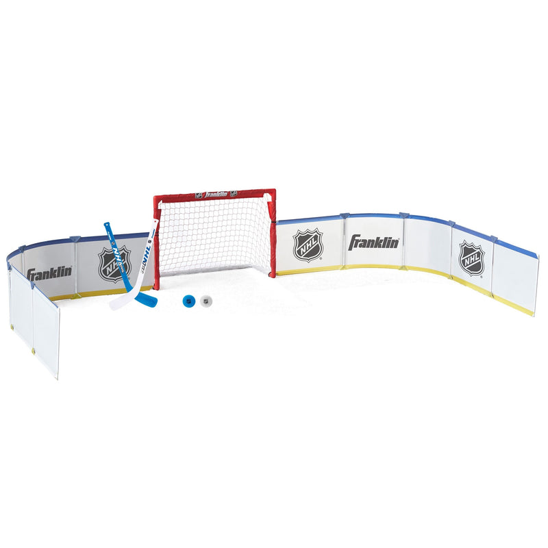 Franklin Mini Hockey Half Rink Set with Net, Sticks, Balls & Boards Y7870