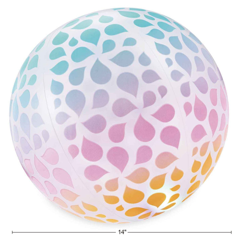 Fun Glow Beach Ball, LED Lights, Ages 9+ F4781