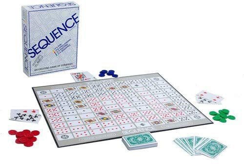 Sequence Family Strategy Board Game, Ages 7+ Z7506