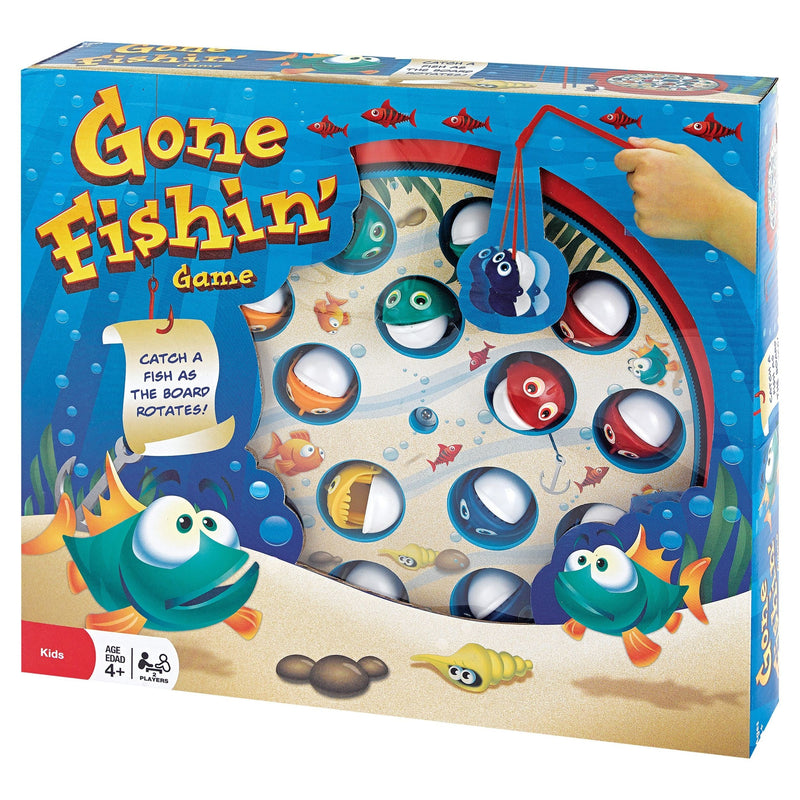 Gone Fishin' Hand-Eye Coordination Game, Multi-Coloured, 2 Players, Ages 4+ A3502