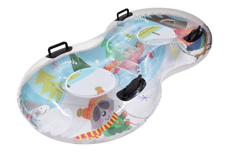 2-Person Duo Inflatable Winter Snow Tube N0314
