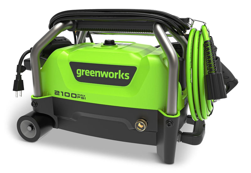 2100PSI 1.2GPM Corded Cold Water Wheeled Electric Pressure Washer with 13Amp Universal Motor B1161