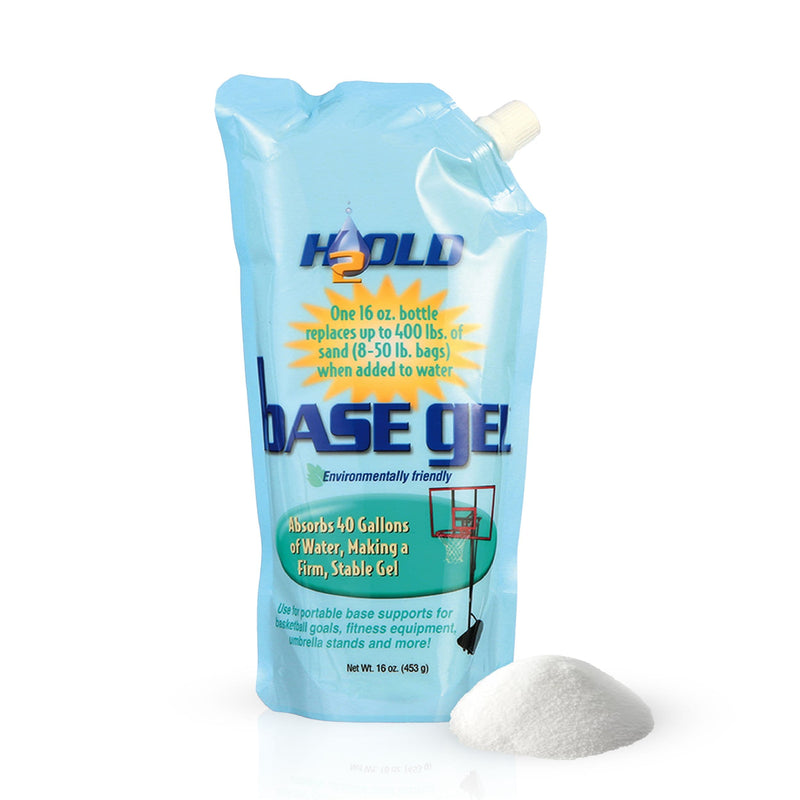 Absorbent Polymer Base Gel, Absorbs 40 Gallons of Water, 16-oz F7775