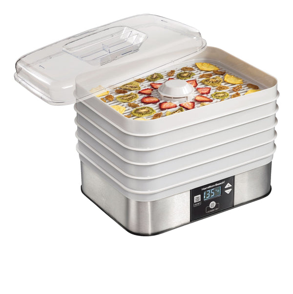 Digital Food Dehydrator with Adjustable Thermostat, Grey J5503