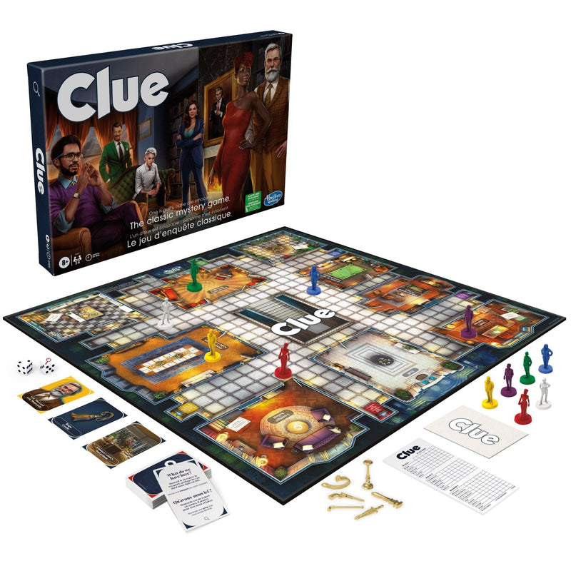 Games Clue Classic Mystery Board Game, Ages 8+ O2445