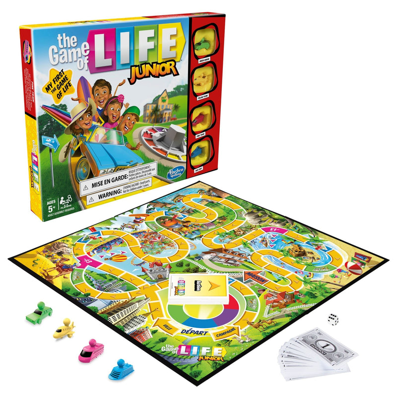 Games The Game Of Life Junior 2-4 Player Board Game, English/French, Ages 5+ Q2766