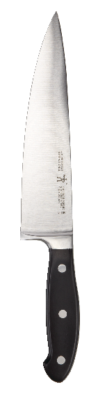 Stainless Steel Fine Edge Forged Chef's Knife, Ergonomic Grip, 8-in R9074