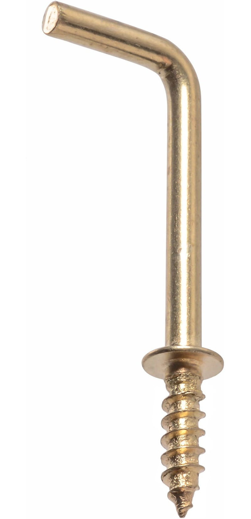Brass-Plated Light Duty Square Hooks, 1-in U5479