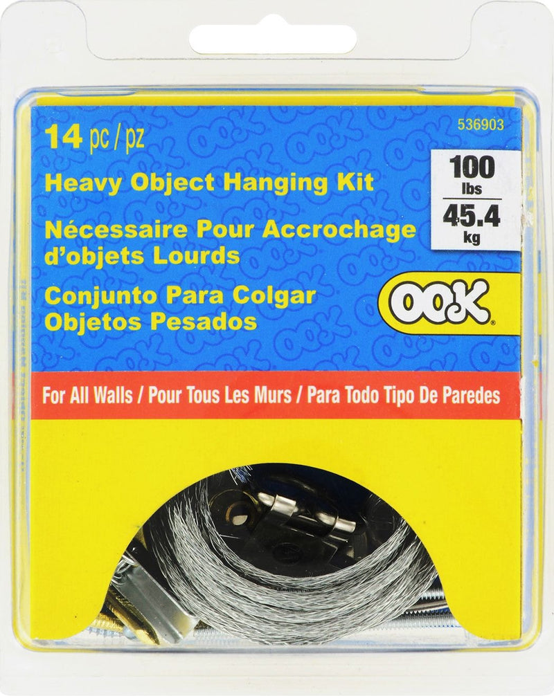 Heavy Duty All WAll Hanger Kit, InstAllation Hardware, 100-lb Capacity L8933