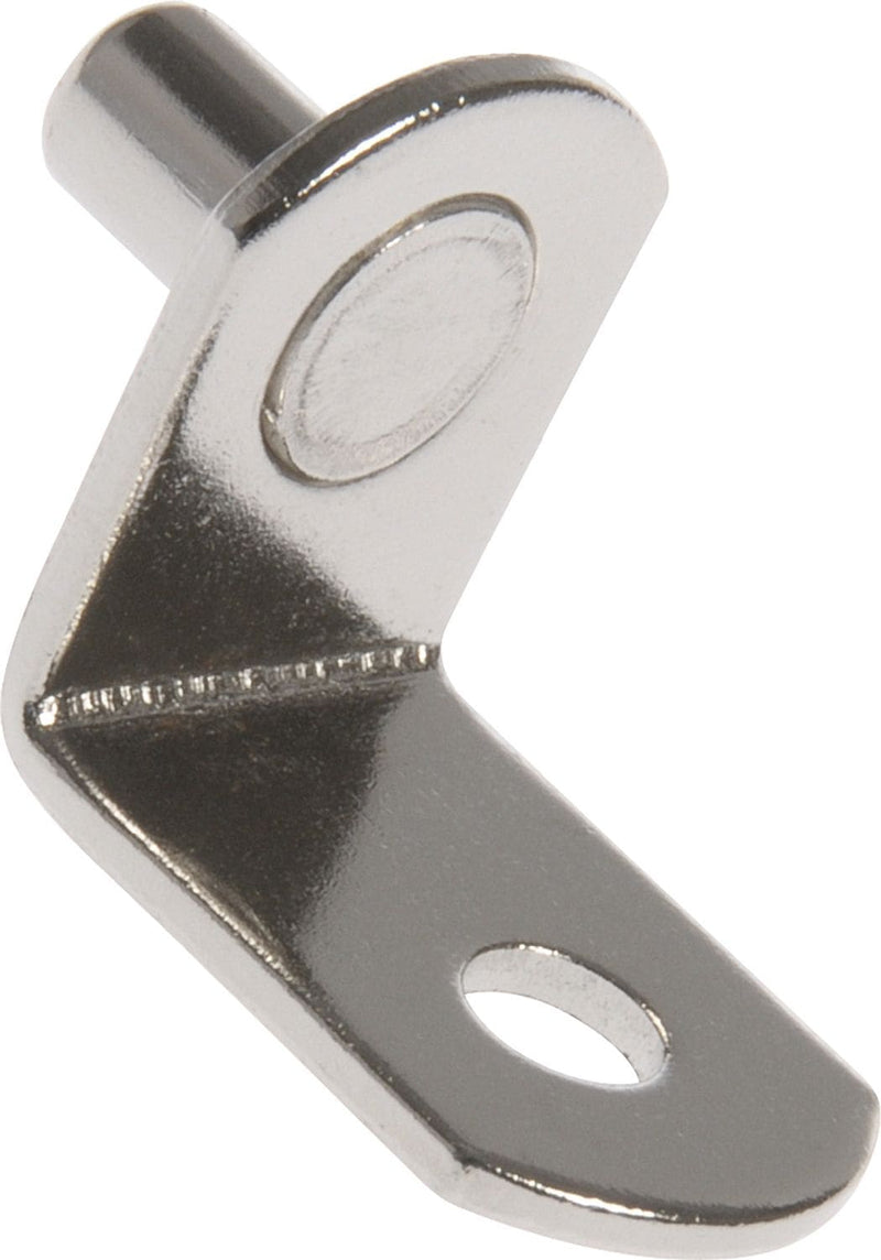 Shelf Support, For Book Shelves, 0.24-in, Nickel Z9771