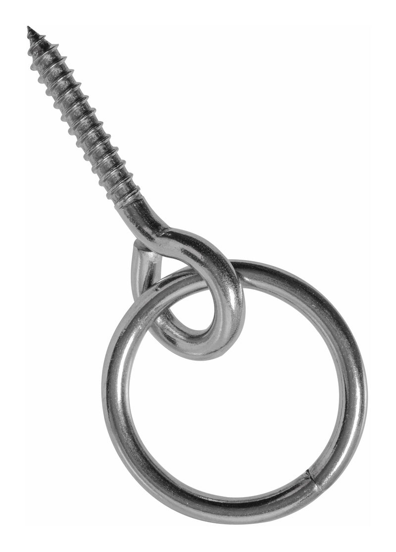 Zinc-Plated Lag Hitch Ring A8656
