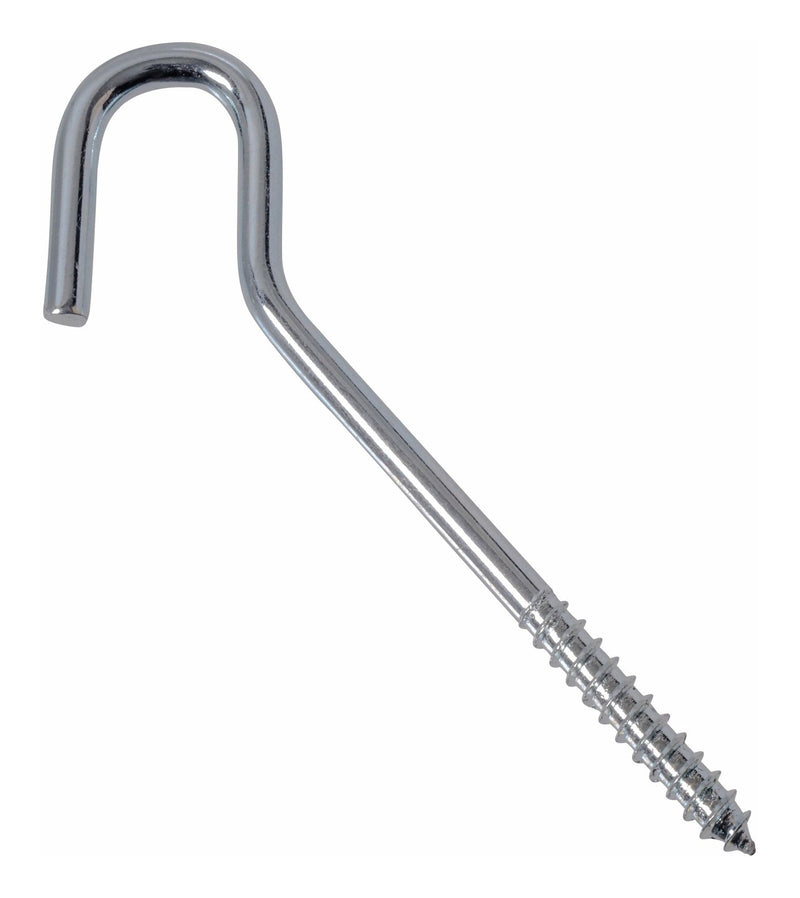 Zinc-Plated Lag Screw Clothesline Hook U4528