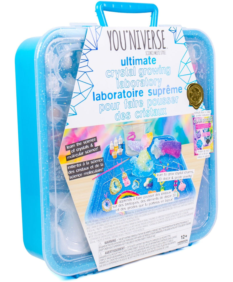 Ultimate Crystal Growing Laboratory Kit For Science & Learning, Ages 12+ T5909