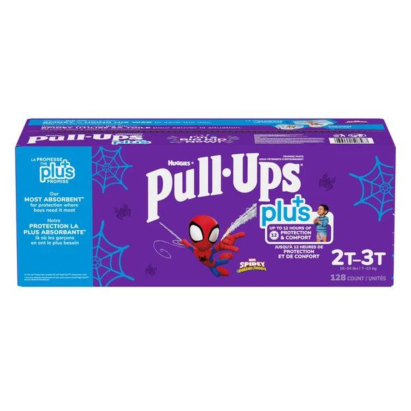 Huggies Pull-Ups Plus Training Pants, 2T - 6T Boy M0446