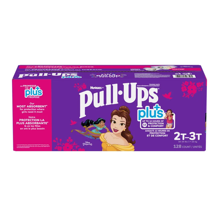 Huggies Pull-Ups Plus Training Pants 2T - 6T Girl U0587