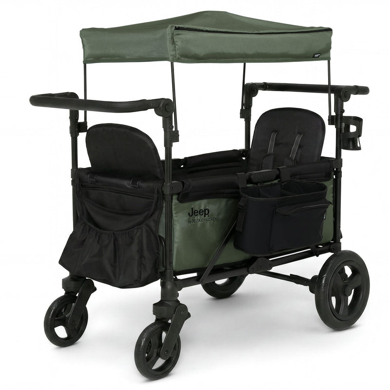 Deluxe Wrangler Wagon by Delta Children, Olive Green A5387