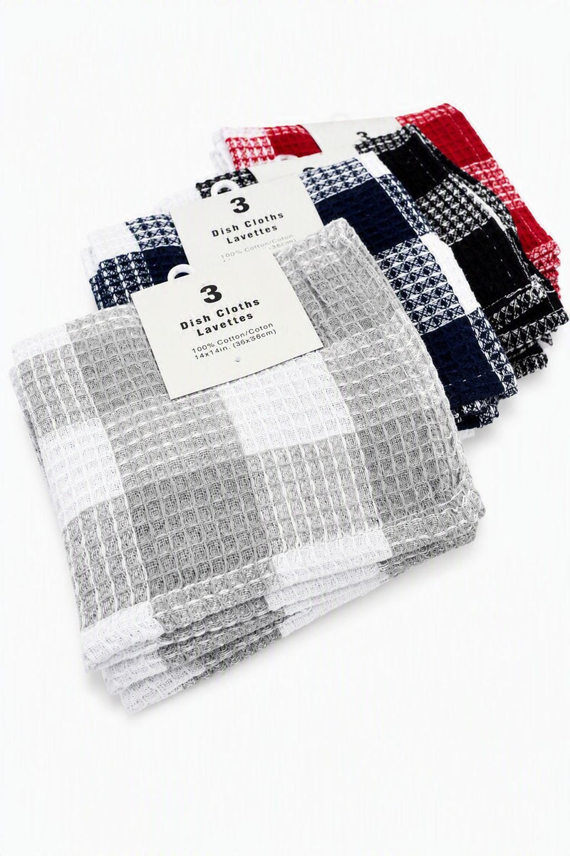 Jumbo Dishcloths, 3-pk, Assorted Colours M5037