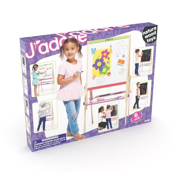 J'Adore Soleil Wooden Art Easel, Ages 3+ Y0209