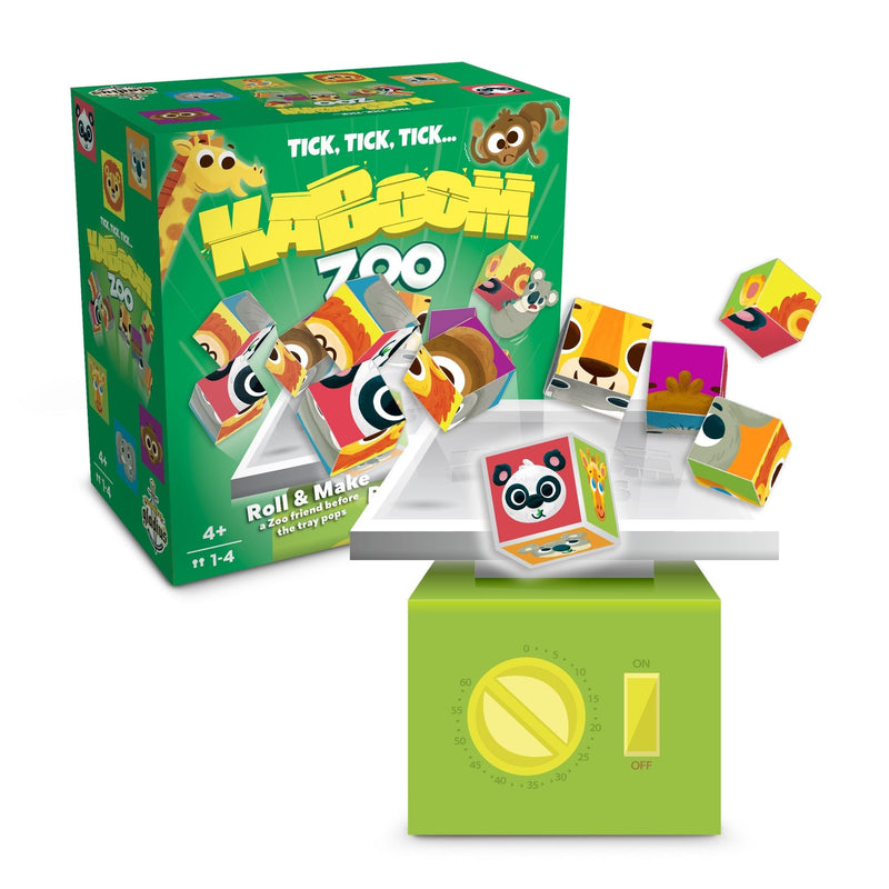 Kaboom Zoo Dice Rolling Game, Ages 4+ Y9170