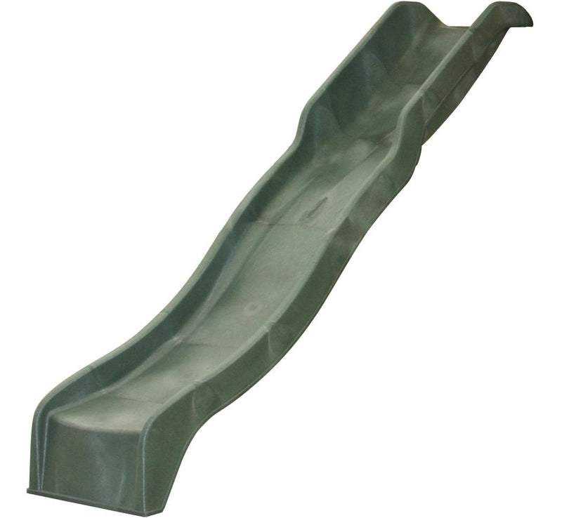 Outdoor Plastic Wave Slide, Green, Ages 3 -10 T8904