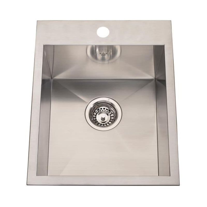 1-Hole/1-Bowl Dual Mount Stainless Steel Sink K1000