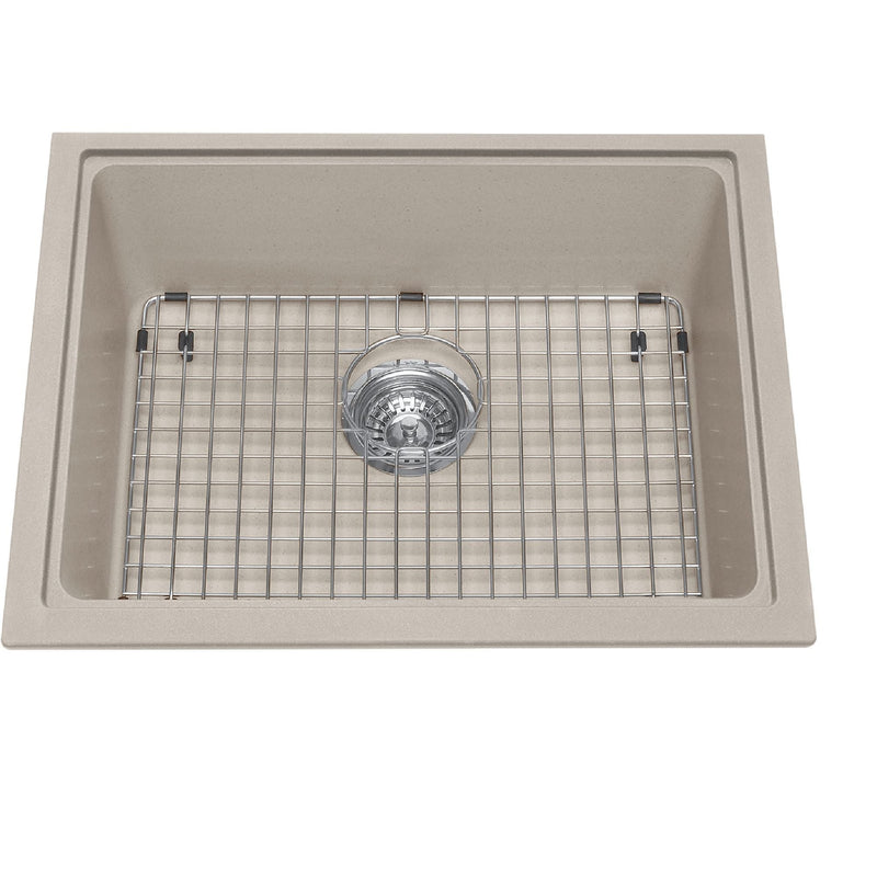Mythos Kitchen Granite Undermount Single Sink, 23-in D2700