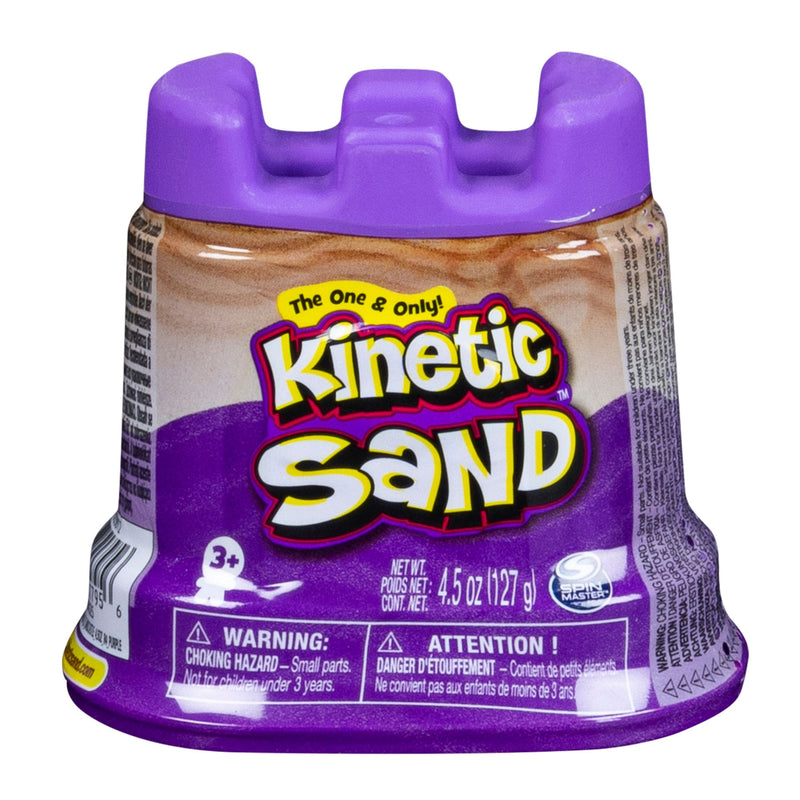 Sand Kids Moldable Play Sand & Castle Container, 4.5-oz, Assorted Colours, Ages 3+ J4666