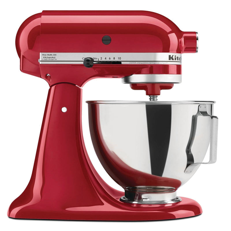4.5 Quart Tilt-Head Stand Mixer with 10 Speeds, Empire Red O9063