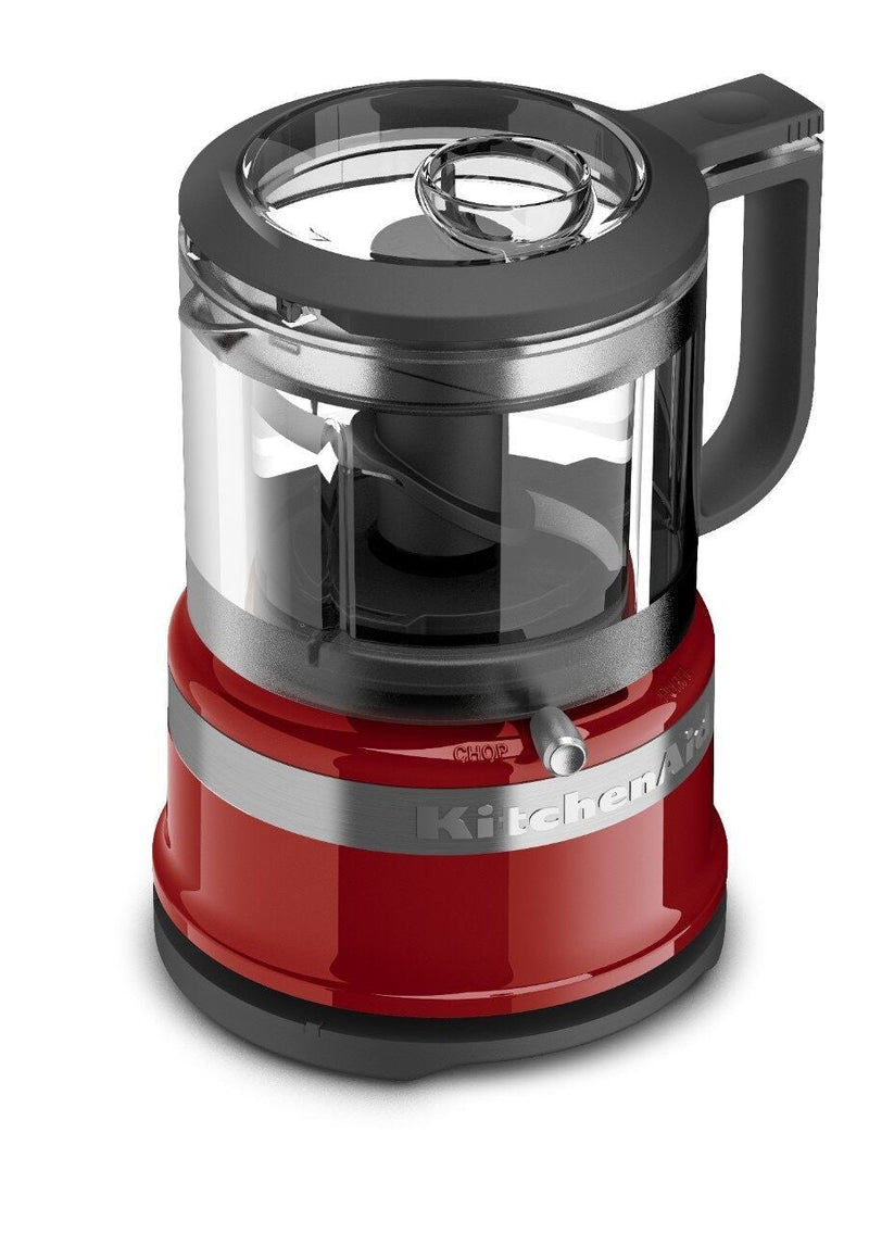 Compact 3.5 Cup Food Chopper/Mini Food Processor with Dishwasher Safe Parts, Empire Red S5460