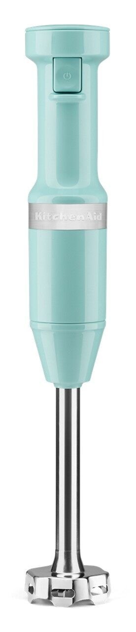 Variable Speed Corded Hand Blender with Blending Jar, Aqua Sky