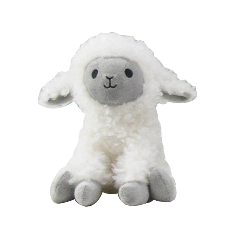 Lamb Plush Toy, White, 7-in, Ages 3+, for Eid/Spring A3678