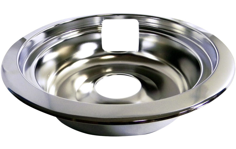 62469 Universal Stove Drip Pan with Trim Ring, Bright Chrome, 6-in A5195