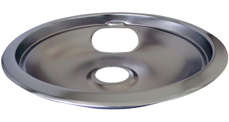 Chrome Drip Pan Shallow Draw, 8-in E0037