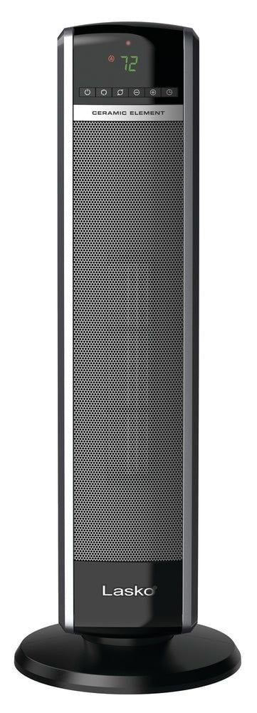 1500W Digital Tower Ceramic Space Heater withRemote Control, 1500W, Black, 30-in R3791