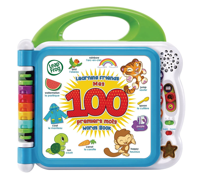 Learning Friends 100 Words Book Play Toy For Toddlers, Bilingual, Ages 18m+ O3850