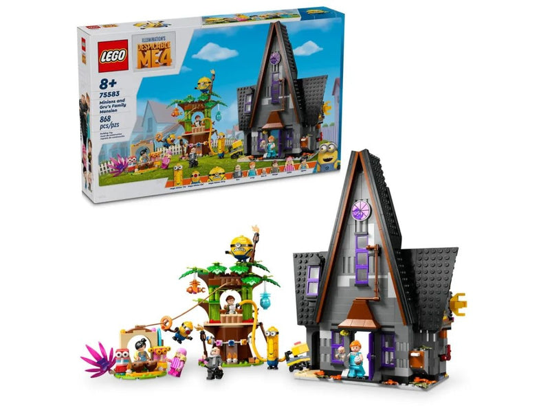 Despicable Me 4 Minions and Gru's Family Mansion - 75583, 868-pcs, Ages 8+ F6128