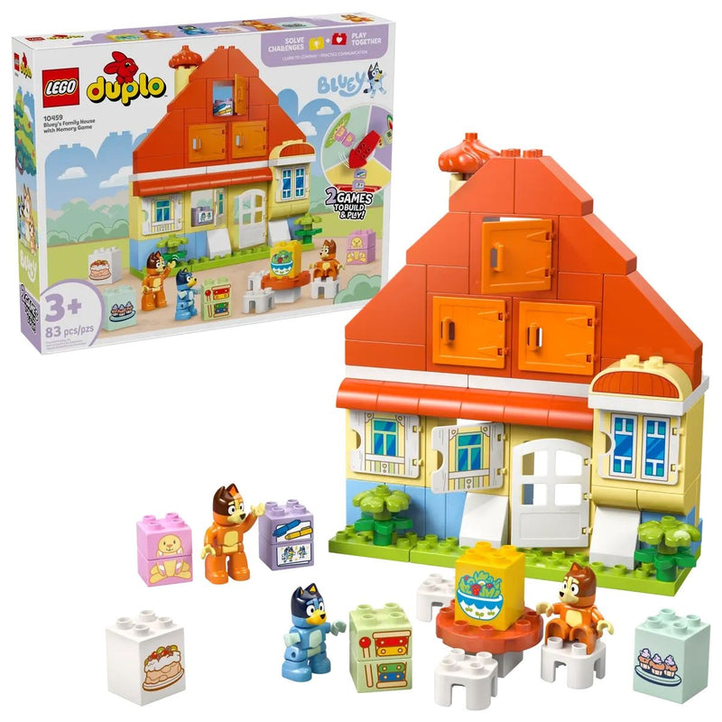 's Family House with Memory Game - 10459, 83-pcs, Ages 3+ S6088