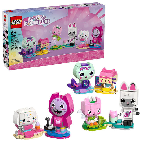 's Brick-Built Cat Friends - 11215, 324-pcs, Ages 6+ Z5054