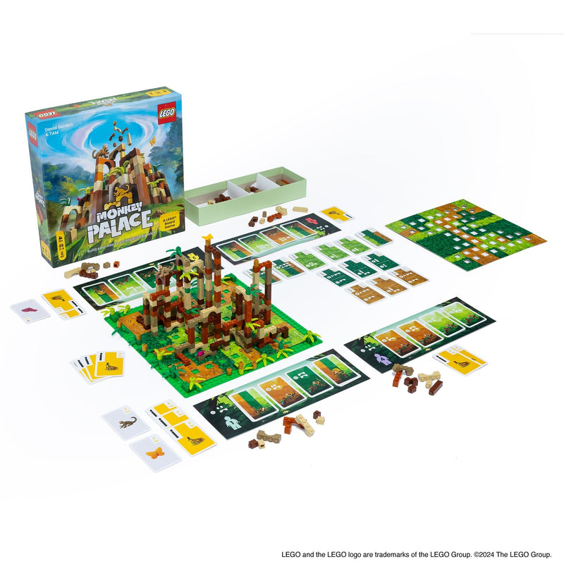Monkey Palace Card/Board Game for 2-4 Players O2793