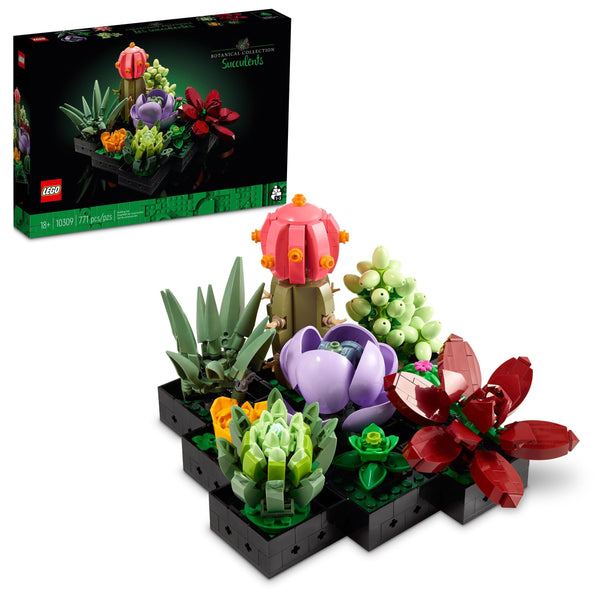 The Botanical Collection Succulents Building Set – 10309, 771-pcs, Ages 18+ W3823