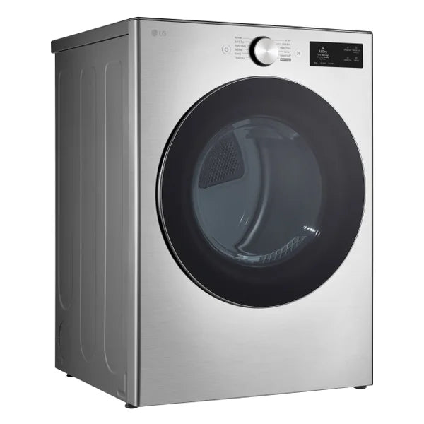 LG 27 in. 7.4 cu ft. Graphite Steel Electric Dryer with AI Sensor Dry F1455