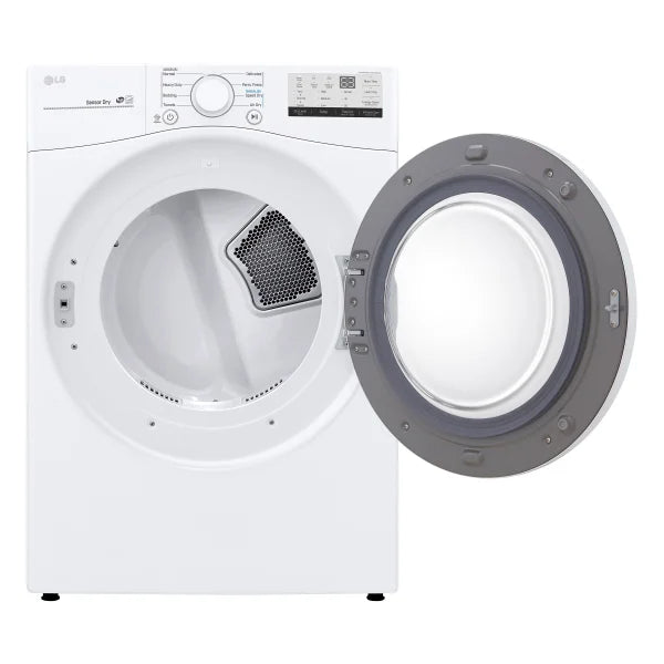 LG 7.4 cu ft. White Electric Dryer with Sensor Dry P7370