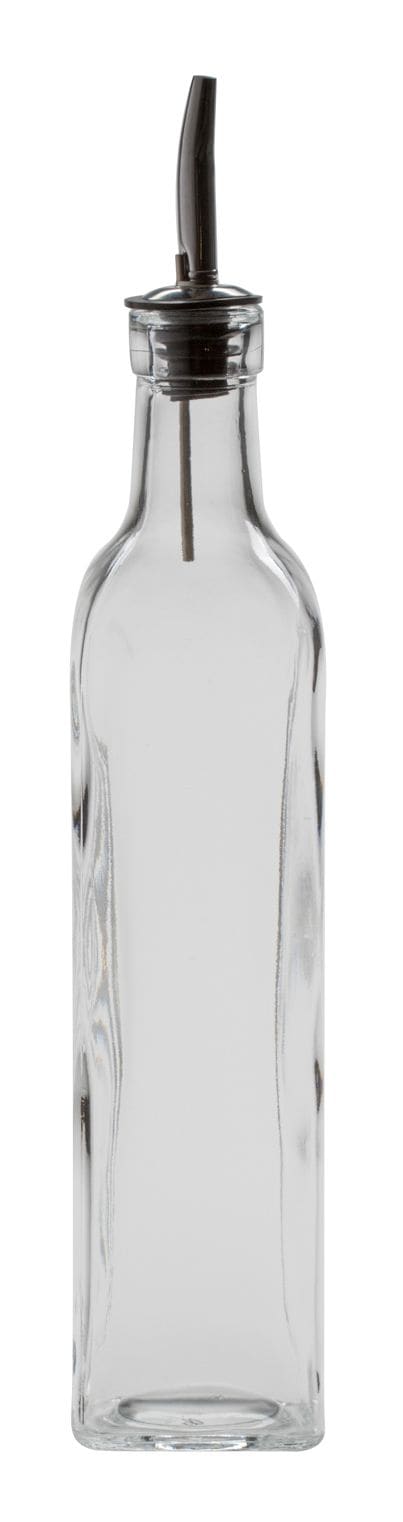 Glass Oil or Vinegar Cruet/Dispenser, Dishwasher Safe, 500-mL, Clear J0588