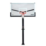 Mommoth Bolt Down Basketball Hoop with 72-in Tempered Glass