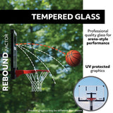 Mommoth Bolt Down Basketball Hoop with 72-in Tempered Glass